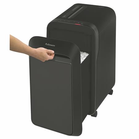 Iratmegsemmisítő, mikrokonfetti, 18 lap, FELLOWES "Powershred LX221", fekete - Image 3