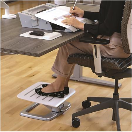 Lábtámasz, FELLOWES "Hana™", fehér - Image 2