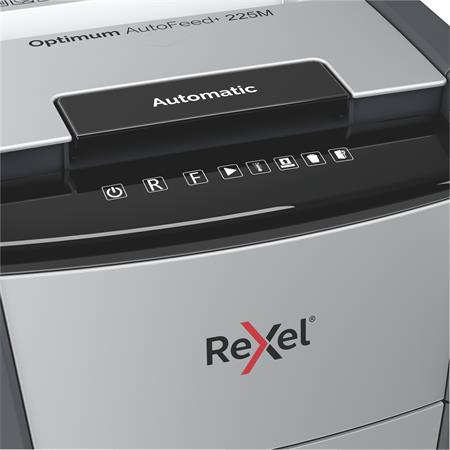 Iratmegsemmisítő, mikrokonfetti, 225 lap, REXEL, "Optimum AutoFeed+ 225M" - Image 6