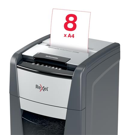 Iratmegsemmisítő, mikrokonfetti, 225 lap, REXEL, "Optimum AutoFeed+ 225M" - Image 7