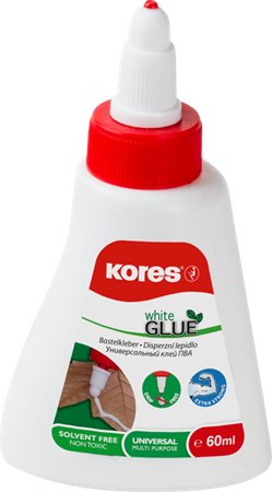 Hobbiragasztó, 60 ml, KORES "White Glue" - Image 2