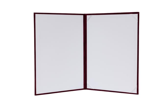 Oklevéltartó, A4, exkluzív, plüss, aranyozva, bordó - Image 3