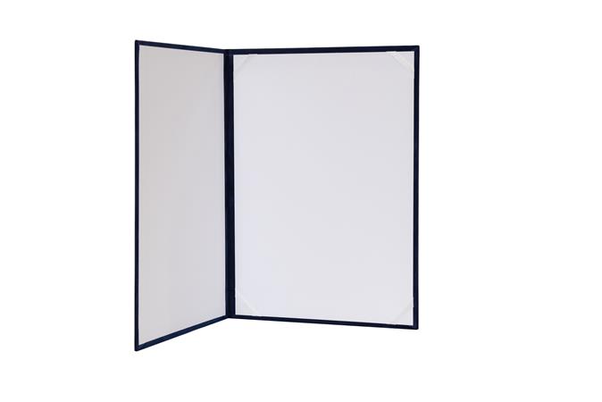 Oklevéltartó, A4, exkluzív, plüss, kék - Image 2
