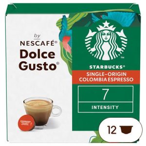 Kávékapszula, 12 db, STARBUCKS by Dolce Gusto®, "Espresso Colombia"