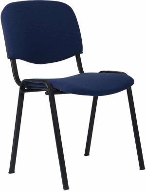 Lucia tárgyalószék, szövetborítás, fekete fémváz több színben