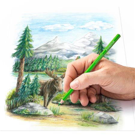 Színes ceruza készlet, hatszögletű, STAEDTLER "146C", 12 különböző szín - Image 2