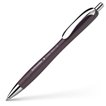 Golyóstoll, 0,7 mm, nyomógombos, SCHNEIDER "Slider Rave XB", szilva lila - Image 3
