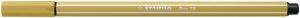 Filctoll, 1 mm, STABILO "Pen 68", khaki