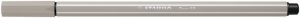 Filctoll, 1 mm, STABILO "Pen 68", melegszürke