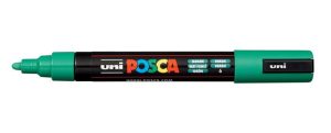 Dekormarker, 1,8-2,5 mm, UNI "Posca PC-5M", zöld