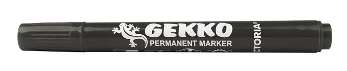 Alkoholos marker, 1-3 mm, kúpos, VICTORIA OFFICE, "Gekko", fekete - Image 2