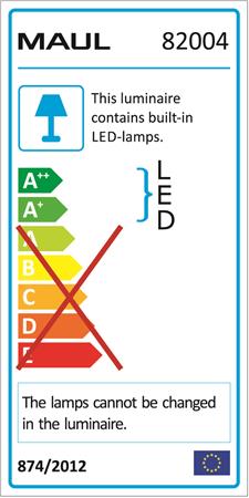 Asztali lámpa, LED MAUL "Arc", fekete - Image 4