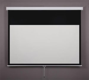 Vetítővászon, fali, rolós, 16:9, 200x113cm, VICTORIA VISUAL