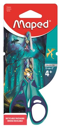 Olló, iskolai, 13 cm, MAPED „Dragon sárkány”