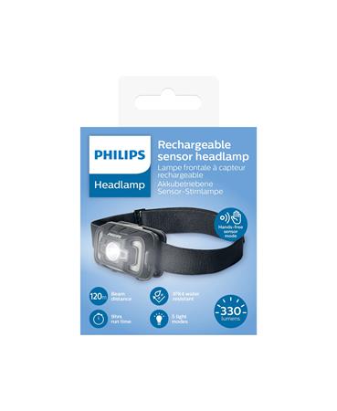 Fejlámpa, LED, újratölthető, PHILIPS - Image 2