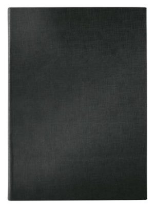 Étlaptartó, A4, keményfedeles, felirat nélkül, SIGEL, fekete