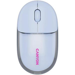 Egér, vezeték nélküli, dual-mode kapcsolat, optikai, CANYON "OnClick 24", kék