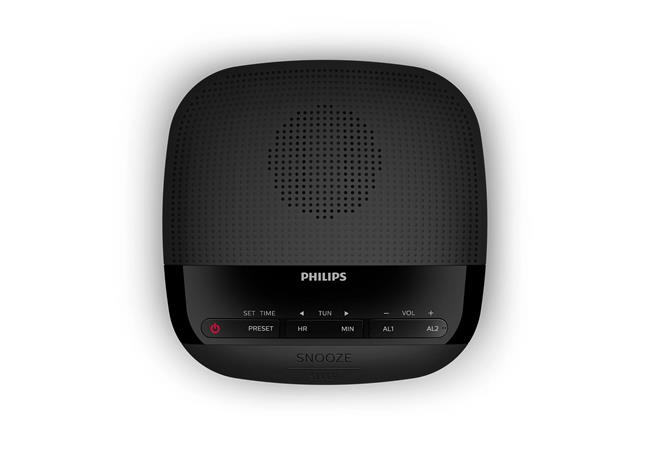Rádió, digitális órával, PHILIPS "TAR3205", fekete - Image 3