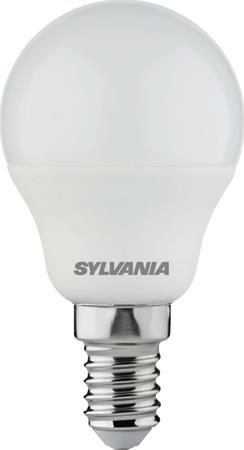 LED izzó, E14, kisgömb, 4,2W, 470lm, 4000K (HF), SYLVANIA "ToLEDo"