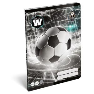 Füzet, tűzött, A5, kockás, 32 lap, LIZZYSULI, "Top League","27-32"