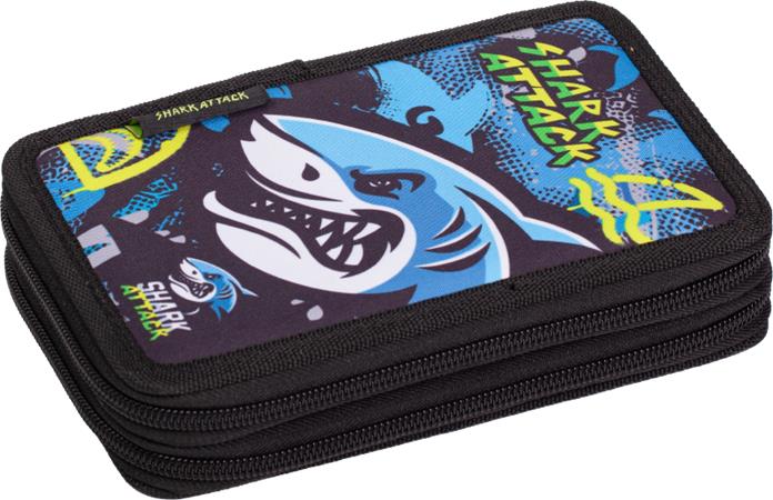 Tolltartó, 2 emeletes, cipzáras, LIZZYSULI, "Shark Attack"