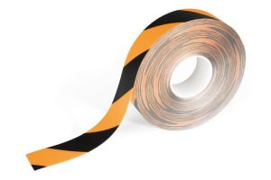 Jelölőszalag, 50 mm x 30 m, 0,5 mm, DURABLE, "DURALINE® ", sárga-fekete
