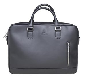 Notebook táska, 16", bőr, EXACOMPTA "Urban", fekete