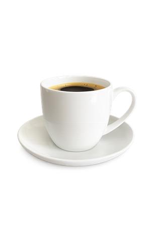 Kávéscsésze+alj, 18cl, 6db-os szett, "GastroLine", fehér