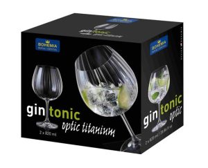 Gintonic kehely, talpas,  2db-os szett, 82cl