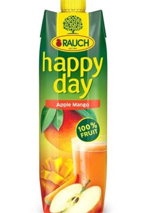 Gyümölcslé, 100%, 1 l, RAUCH "Happy day", alma-mangó