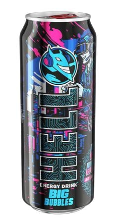 Energiaital, 500 ml, HELL "Big Bubbles"