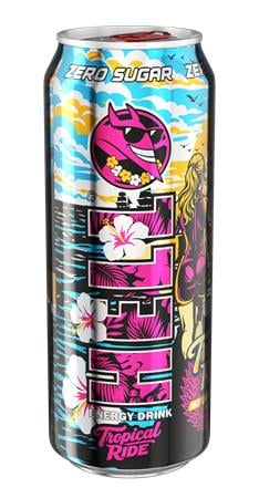 Energiaital, cukormentes, 500 ml, HELL "Zero Tropical Ride"