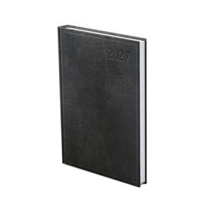 Naptár, tervező, A5, napi, TOPTIMER "Traditional", fekete