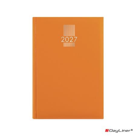 Naptár, tervező, A5, heti, DAYLINER, "MyPastel", narancs