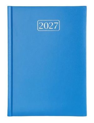 Naptár, tervező, A5, napi, VICTORIA OFFICE "Chrono", kék (2027 évi)