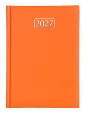 Naptár, tervező, A5, napi, VICTORIA OFFICE "Chrono", narancs (2027 évi)