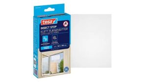 Szúnyogháló, ablakra, tépőzáras, 1,5 x 1,8 m, TESA® "Insect Stop", fehér