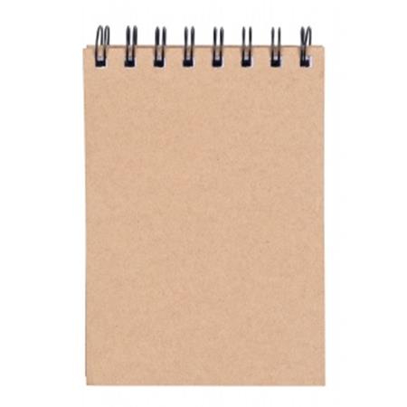 Jegyzetfüzet, spirálozott, A6, vonalas, 80 lap, OFFICE PRODUCTS "Craft"