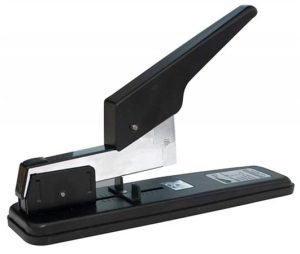 Tűzőgép, nagyteljesítményű, fém, 100 lap, OFFICE PRODUCTS "HD", fekete