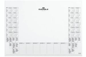 Könyökalátét tömb, 570x410 mm, éves naptárral, DURABLE