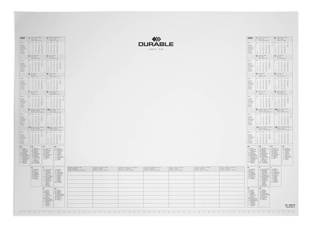 Könyökalátét tömb, 570x410 mm, éves naptárral, DURABLE - Image 2