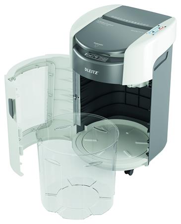 Iratmegsemmisítő, mikrokonfetti, 200 lap, LEITZ "IQ OptiMax Autofeed Small Office 200 P5" - Image 8