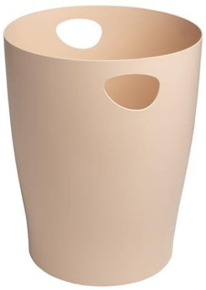 Papírkosár, 15 liter, PP, EXACOMPTA "Ecobin Skandi", nude