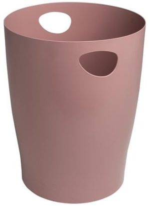 Papírkosár, 15 liter, PP, EXACOMPTA "Ecobin Skandi", púderrózsaszín