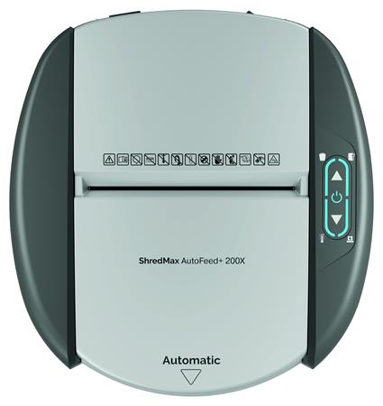 Iratmegsemmisítő, konfetti, 200 lap, REXEL "ShredMax AutoFeed+ 200X P4" - Image 2