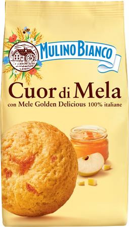Keksz, 250 g, MULINO BIANCO "Cuor di Mela", almadzsemmel töltött