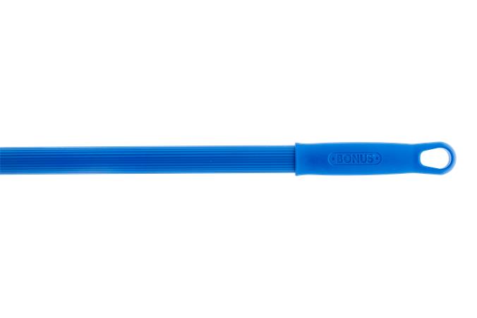 Nyél, menetes, bordázott, alukróm, 140 cm, BONUS "HAACP", kék - Image 2
