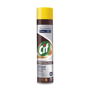 Bútorápoló aeroszol, fa bútorhoz, 0,4 l, CIF "Professional Wood Furniture Polish"