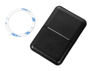 Multifunkcionális kártyatartó, 4 db-os, telefontartó, TROIKA "MagSafe", fekete