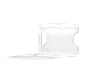 Azonosítókártya-tartó, 1 kártyához, nyitott, DURABLE "reXycle", áttetsző